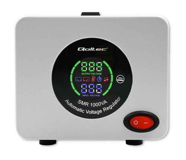 Qoltec Automatyczny stabilizator napięcia AVR PRO 1000VA 3% - 1092379 - zdjęcie 3